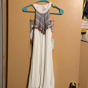 White Dress with Cute Detail